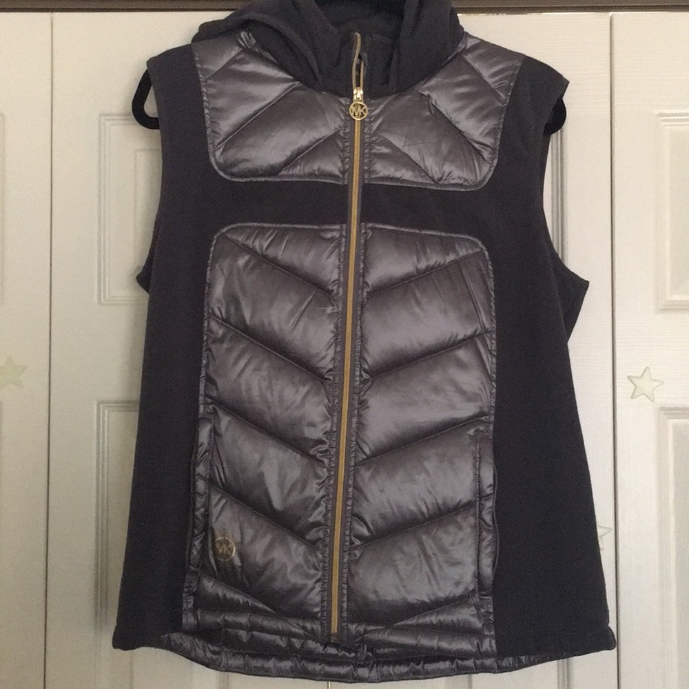 Hooded Michael Kors Lightweight Vest